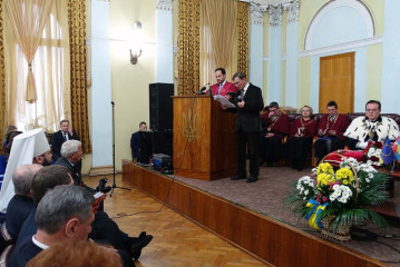 Erzbischoff Michael, Michael Ruiss, Rector Prof. Dr. Igor Kotsan, Eastern European National University