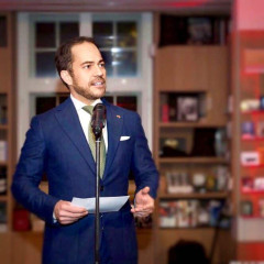 Michael Ruiss bei der Festrede im Deutschen Filmmuseum