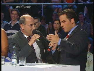 Gregor Gysi, Michael Ruiss, Diskussion zur Bundestagswahl 2002 im ZDF