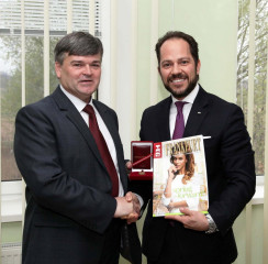 Rector Prof. Dr. habil. Victor Kotsur, Pereyaslav-Khmelnytsky Hryhoriy Skovoroda State Pedagogical University, Michael Ruiss