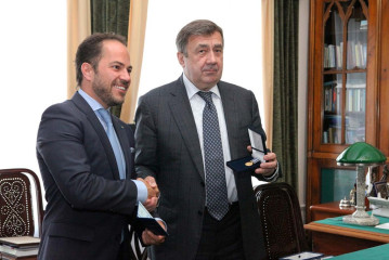 Michael Ruiss, Rector Prof. Dr. Vil Bakirov, V.N. Karazin Kharkiv National University