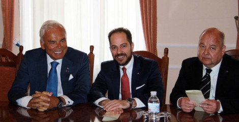 Prof. Adalbert Lhota, Michael Ruiss, Prof. Stephan Schupbach (Frankfurt University of Applied Sciences)